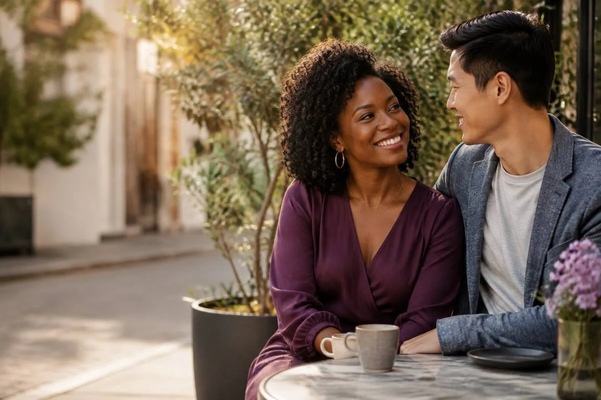 An AMBW couple enjoying a walk together